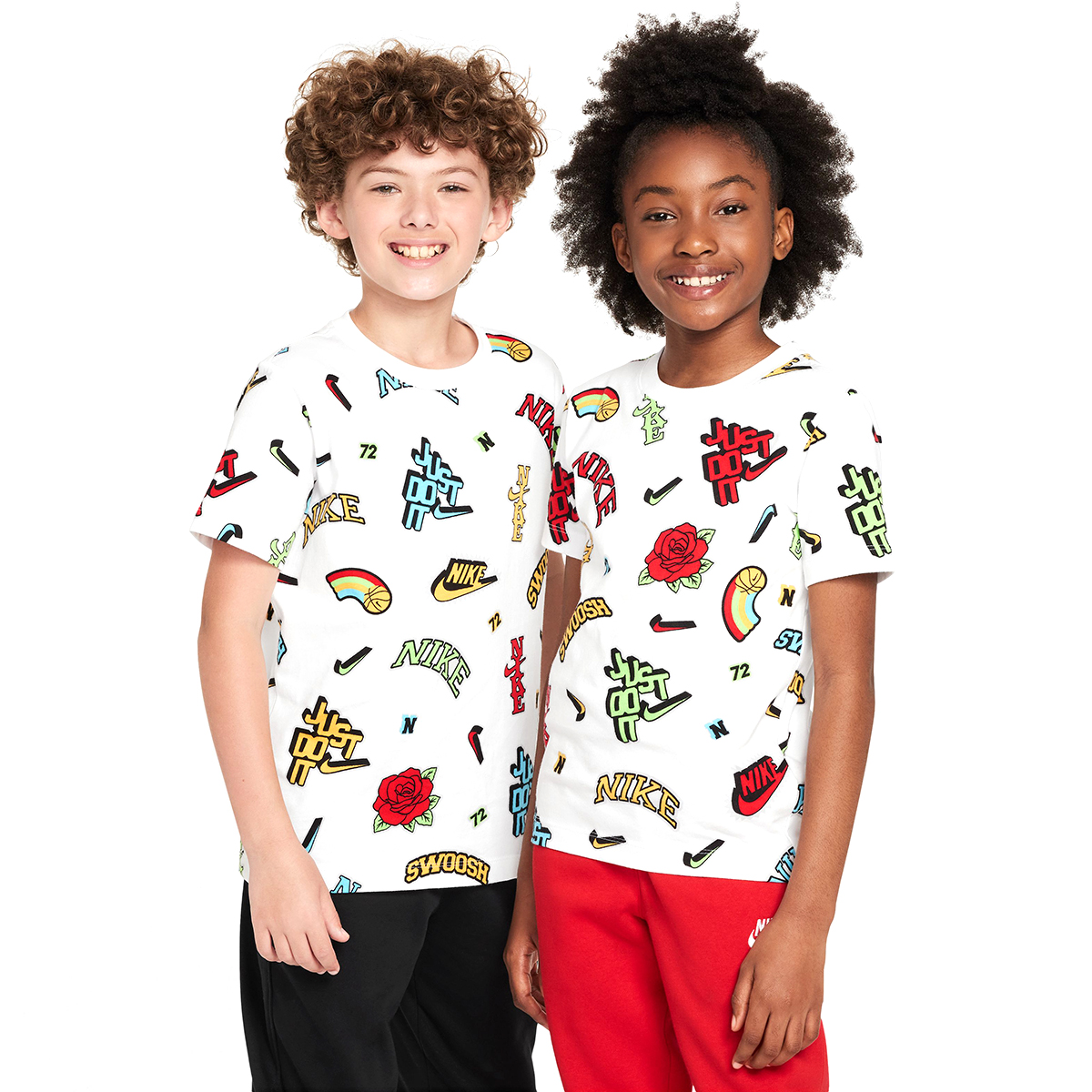 Sportswear Create 2.2 Aop Çocuk Beyaz Günlük Stil T-Shirt FZ5170-100