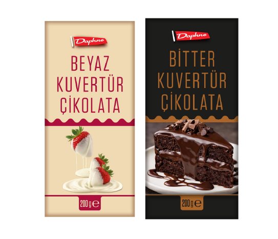 Beyaz/Bitter Kuvertür Çikolata