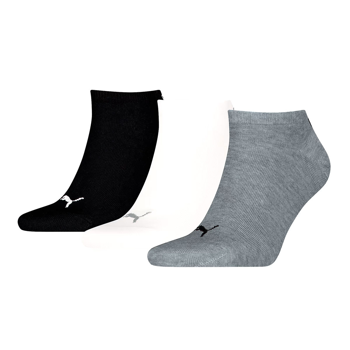 Sneaker Plain 3'lü Unisex Çok Renkli Günlük Stil Çorap 93862417