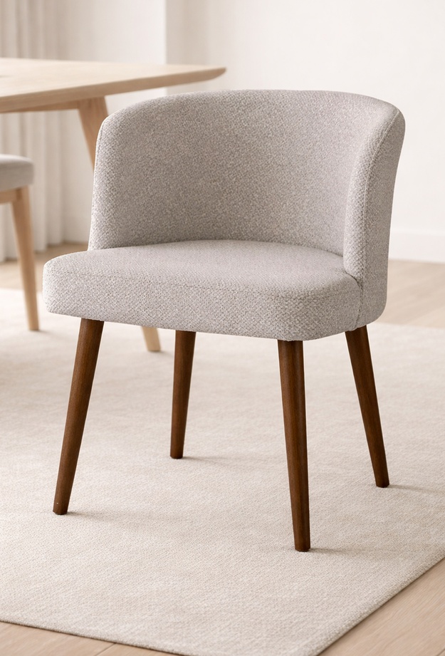 Just Home York Sandalye - Gri - 81x57x54 cm