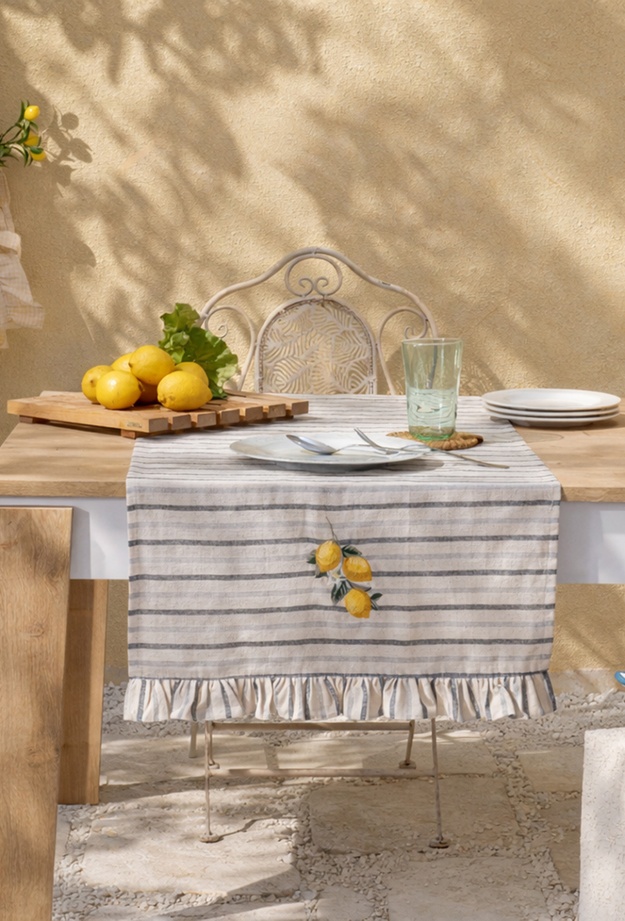 Evidea Soft Lemon Dream Runner - Ekru - 50x130 cm