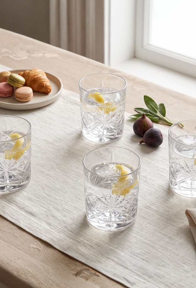 Paşabahçe Cielo 4'lü Meşrubat ve Su Bardağı - Şeffaf - 350 ml