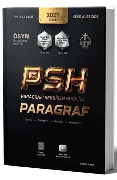 2027 Özel ÖSYM Sınavlarına Hazırlık PSH Paragraf