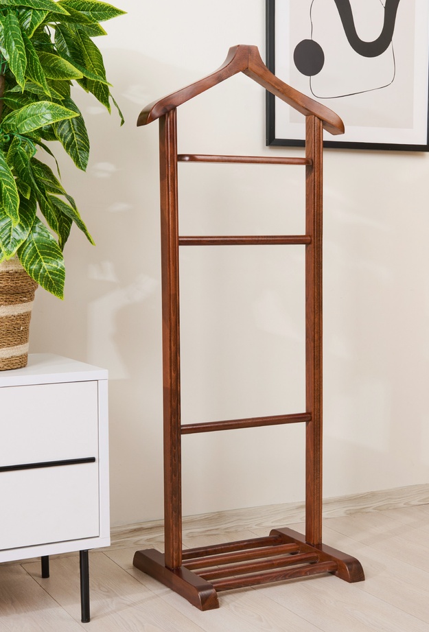 Just Home Tek Tepeli Dilsiz Uşak - Ceviz - 120 cm