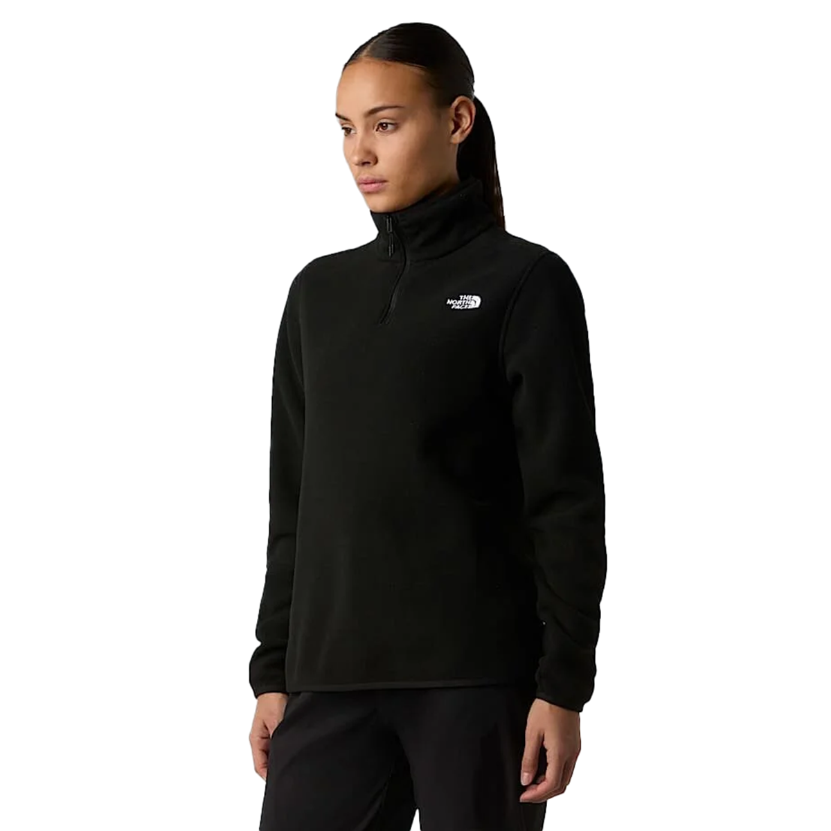 Glacier Fleece 1/4 Zip Kadın Siyah Outdoor Polar NF0A8D2JJK31
