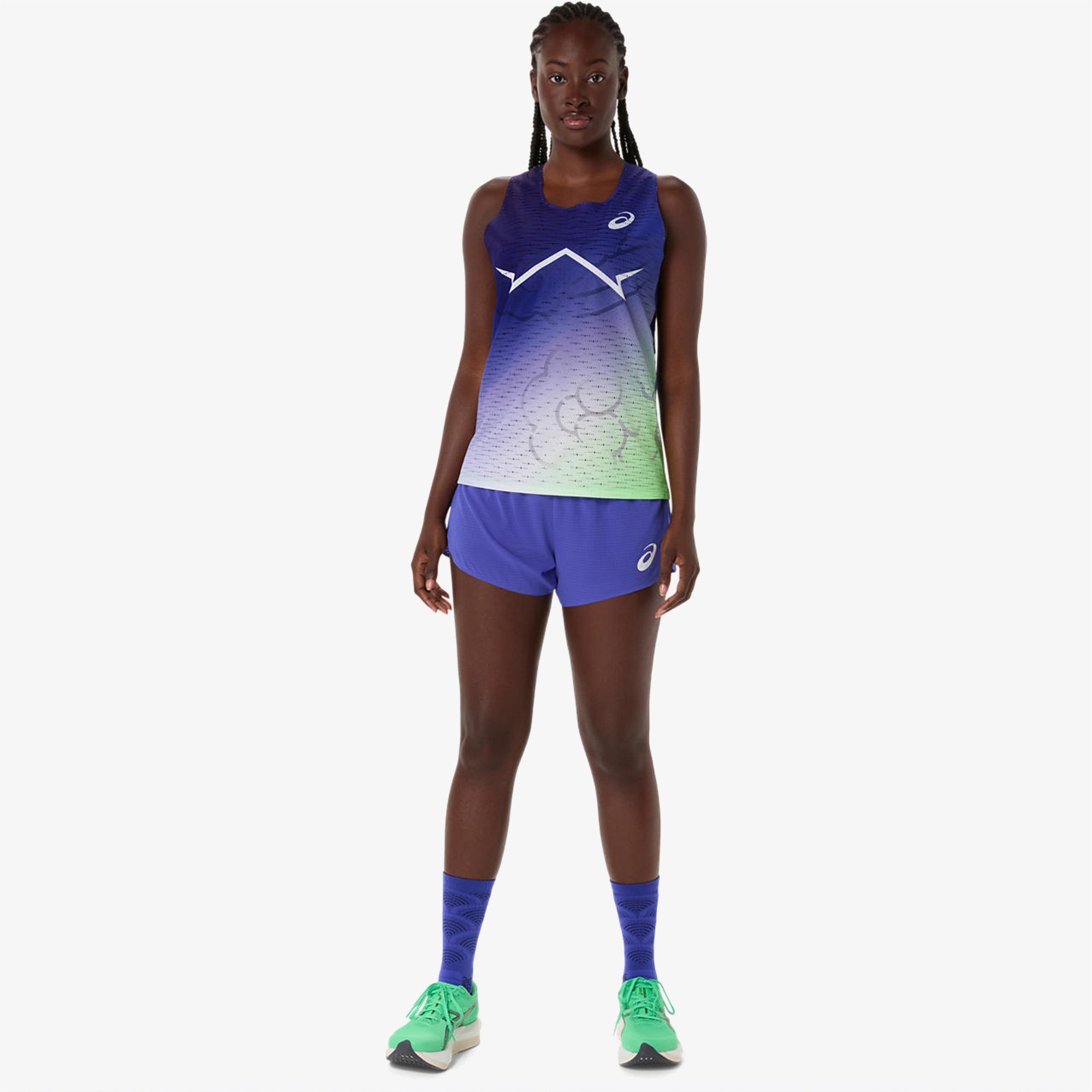 Asics Actibreeze Light Kadın Lacivert Koşu Şortu