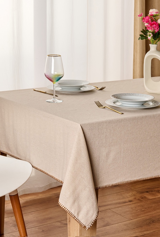 Evidea Soft Nuvia Masa Örtüsü - Bej - 140x200 cm