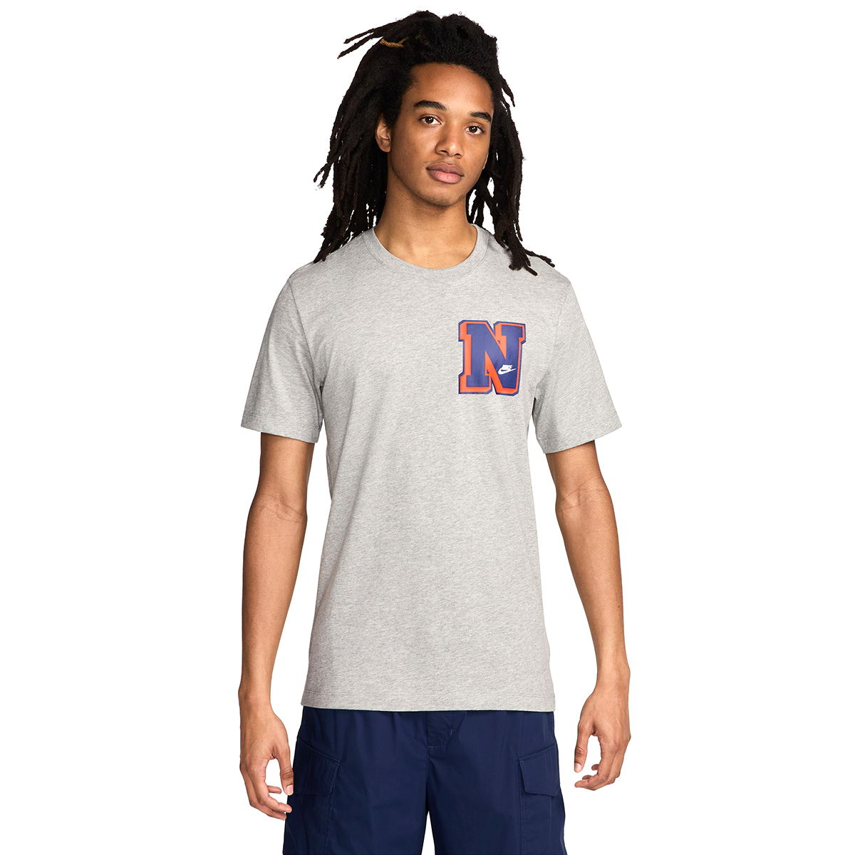 Club Erkek Gri Günlük Stil T-Shirt FV3772-063